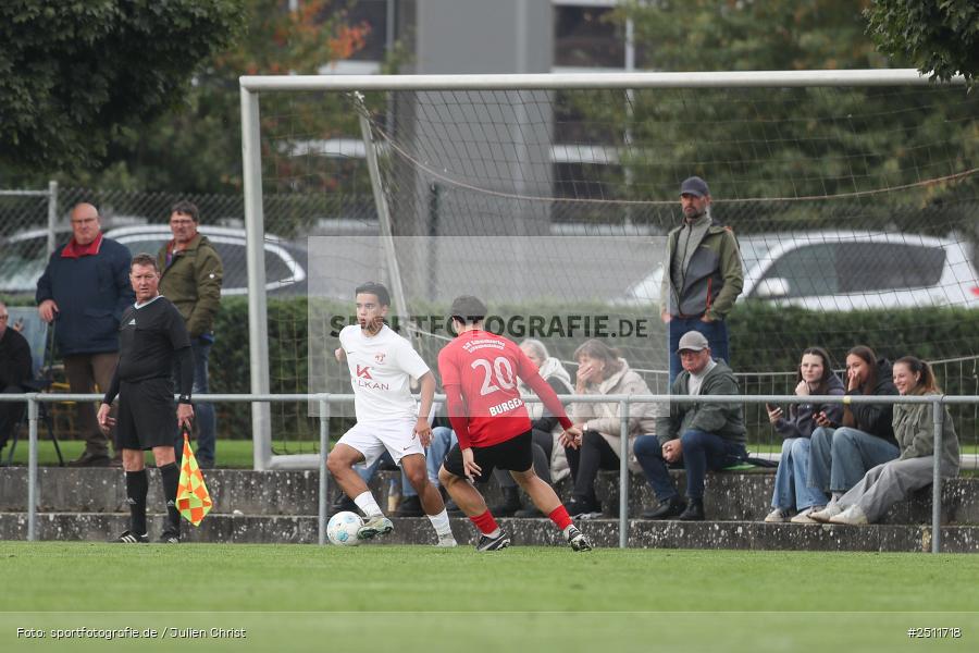 sport, action, Sportgelände, Schwebenried, SV Vatan Spor Aschaffenburg, Landesliga Nordwest, Fussball, DJK Schwebenried/Schwemmelsbach, BFV, 27.09.2025, 13. Spieltag - Bild-ID: 2511718