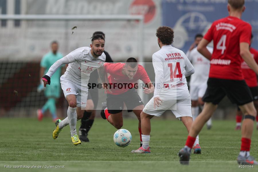 sport, action, Sportgelände, Schwebenried, SV Vatan Spor Aschaffenburg, Landesliga Nordwest, Fussball, DJK Schwebenried/Schwemmelsbach, BFV, 27.09.2025, 13. Spieltag - Bild-ID: 2511744