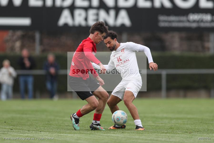 sport, action, Sportgelände, Schwebenried, SV Vatan Spor Aschaffenburg, Landesliga Nordwest, Fussball, DJK Schwebenried/Schwemmelsbach, BFV, 27.09.2025, 13. Spieltag - Bild-ID: 2511752