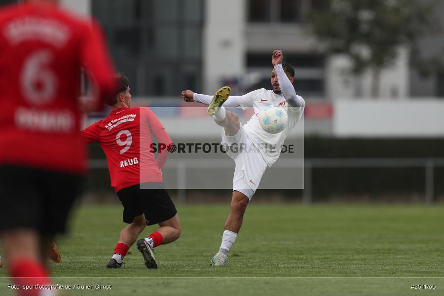 sport, action, Sportgelände, Schwebenried, SV Vatan Spor Aschaffenburg, Landesliga Nordwest, Fussball, DJK Schwebenried/Schwemmelsbach, BFV, 27.09.2025, 13. Spieltag - Bild-ID: 2511760