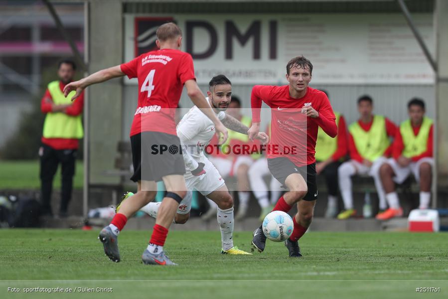sport, action, Sportgelände, Schwebenried, SV Vatan Spor Aschaffenburg, Landesliga Nordwest, Fussball, DJK Schwebenried/Schwemmelsbach, BFV, 27.09.2025, 13. Spieltag - Bild-ID: 2511761