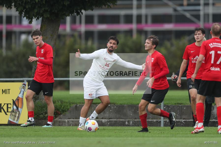 sport, action, Sportgelände, Schwebenried, SV Vatan Spor Aschaffenburg, Landesliga Nordwest, Fussball, DJK Schwebenried/Schwemmelsbach, BFV, 27.09.2025, 13. Spieltag - Bild-ID: 2511780