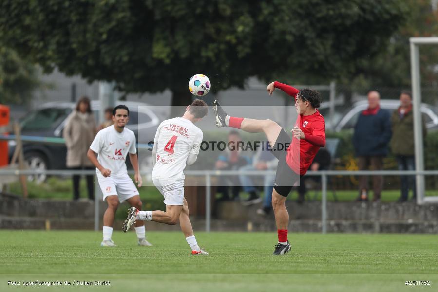 sport, action, Sportgelände, Schwebenried, SV Vatan Spor Aschaffenburg, Landesliga Nordwest, Fussball, DJK Schwebenried/Schwemmelsbach, BFV, 27.09.2025, 13. Spieltag - Bild-ID: 2511782