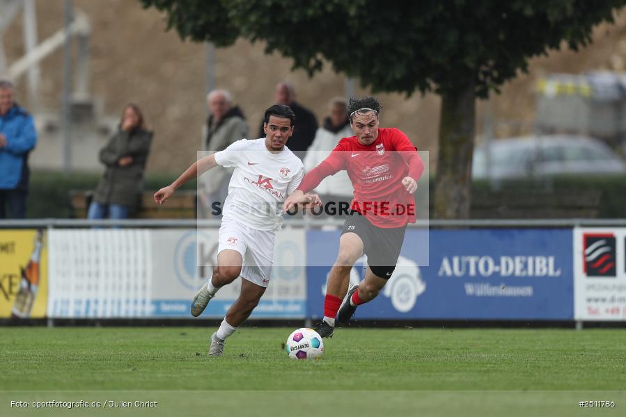 sport, action, Sportgelände, Schwebenried, SV Vatan Spor Aschaffenburg, Landesliga Nordwest, Fussball, DJK Schwebenried/Schwemmelsbach, BFV, 27.09.2025, 13. Spieltag - Bild-ID: 2511786