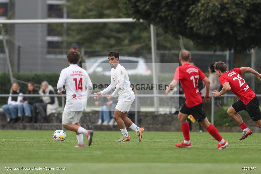 sport, action, Sportgelände, Schwebenried, SV Vatan Spor Aschaffenburg, Landesliga Nordwest, Fussball, DJK Schwebenried/Schwemmelsbach, BFV, 27.09.2025, 13. Spieltag - Bild-ID: 2511794