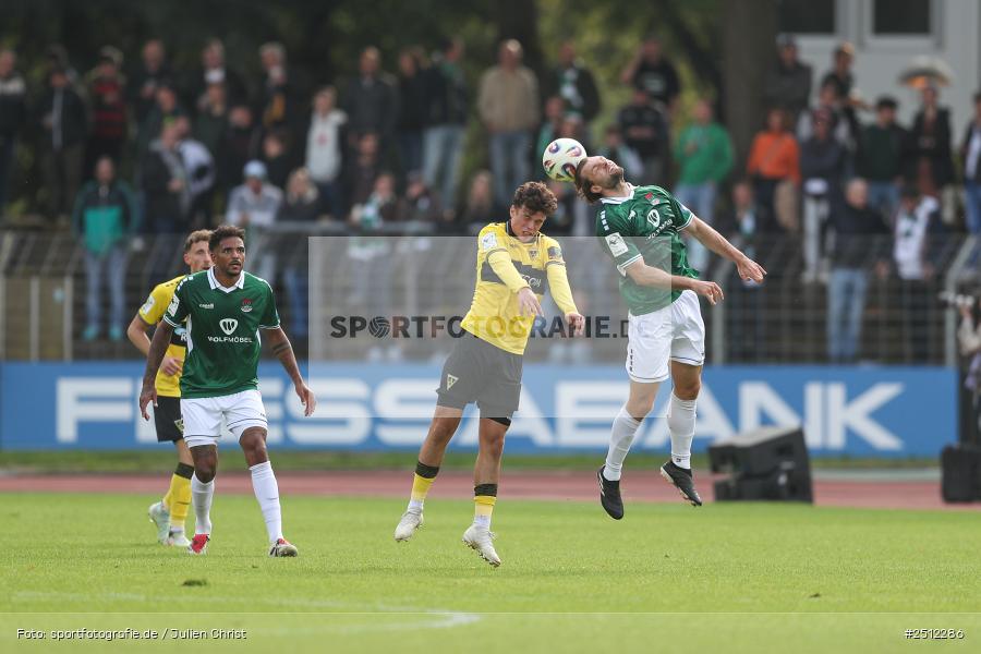 sport, action, TSV Alemannia Aachen, TSV, Schweinfurt, Sachs-Stadion, Fussball, FCS, DFB, 8. Spieltag, 3. Liga, 27.09.2025, 1. FC Schweinfurt 1905 - Bild-ID: 2512286