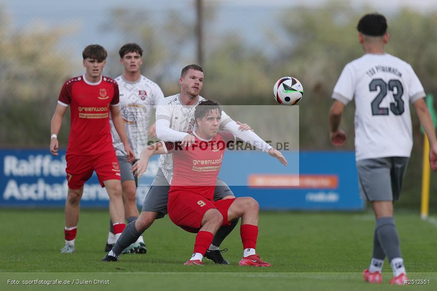 Sportgelände, Pflaumheim, 28.09.2025, sport, action, Fussball, BFV, 11. Spieltag, Bezirksliga Unterfranken West, SPG, TSV, SpVgg Hösbach-Bahnhof, TSV Pflaumheim - Bild-ID: 2512351
