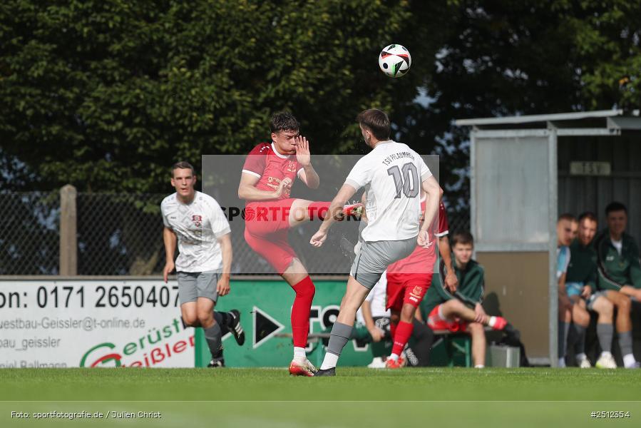 Sportgelände, Pflaumheim, 28.09.2025, sport, action, Fussball, BFV, 11. Spieltag, Bezirksliga Unterfranken West, SPG, TSV, SpVgg Hösbach-Bahnhof, TSV Pflaumheim - Bild-ID: 2512354