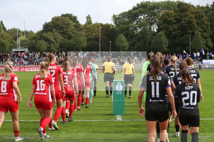 sport, action, SGS Essen, SGS, SANA Sportpark, Offenbach, OFC, Kickers Offenbach, Fussball, Frauen, DFB Pokal, DFB, 28.09.2025, 1. Runde - Bild-ID: 2512371