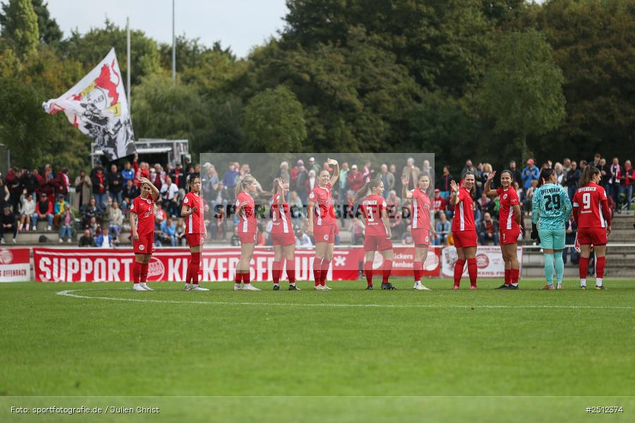 sport, action, SGS Essen, SGS, SANA Sportpark, Offenbach, OFC, Kickers Offenbach, Fussball, Frauen, DFB Pokal, DFB, 28.09.2025, 1. Runde - Bild-ID: 2512374