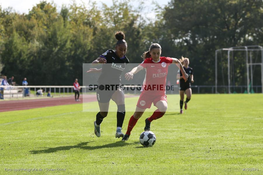sport, action, SGS Essen, SGS, SANA Sportpark, Offenbach, OFC, Kickers Offenbach, Fussball, Frauen, DFB Pokal, DFB, 28.09.2025, 1. Runde - Bild-ID: 2512396