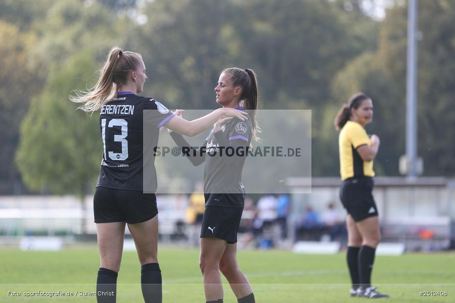 sport, action, SGS Essen, SGS, SANA Sportpark, Offenbach, OFC, Kickers Offenbach, Fussball, Frauen, DFB Pokal, DFB, 28.09.2025, 1. Runde - Bild-ID: 2512406