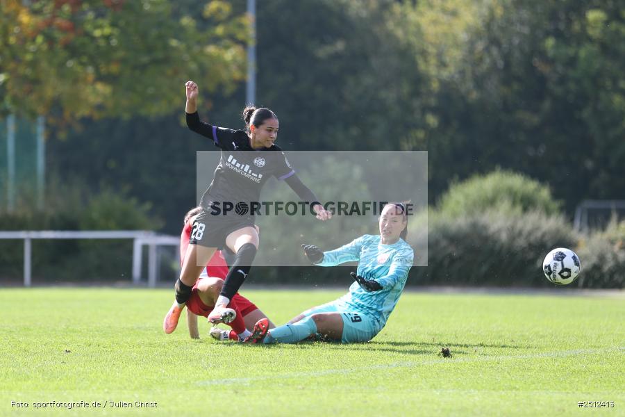 sport, action, SGS Essen, SGS, SANA Sportpark, Offenbach, OFC, Kickers Offenbach, Fussball, Frauen, DFB Pokal, DFB, 28.09.2025, 1. Runde - Bild-ID: 2512413