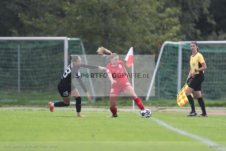 sport, action, SGS Essen, SGS, SANA Sportpark, Offenbach, OFC, Kickers Offenbach, Fussball, Frauen, DFB Pokal, DFB, 28.09.2025, 1. Runde - Bild-ID: 2512470