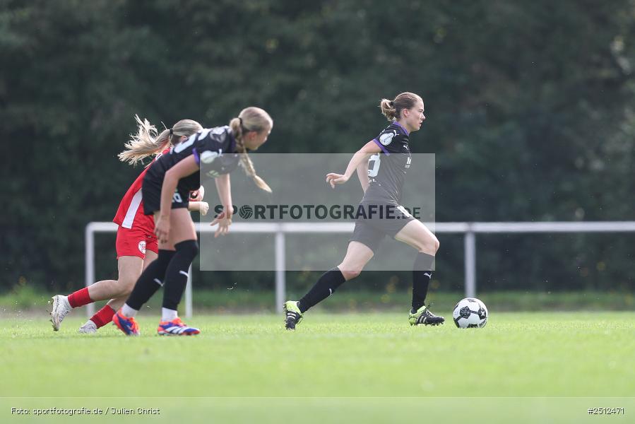 sport, action, SGS Essen, SGS, SANA Sportpark, Offenbach, OFC, Kickers Offenbach, Fussball, Frauen, DFB Pokal, DFB, 28.09.2025, 1. Runde - Bild-ID: 2512471