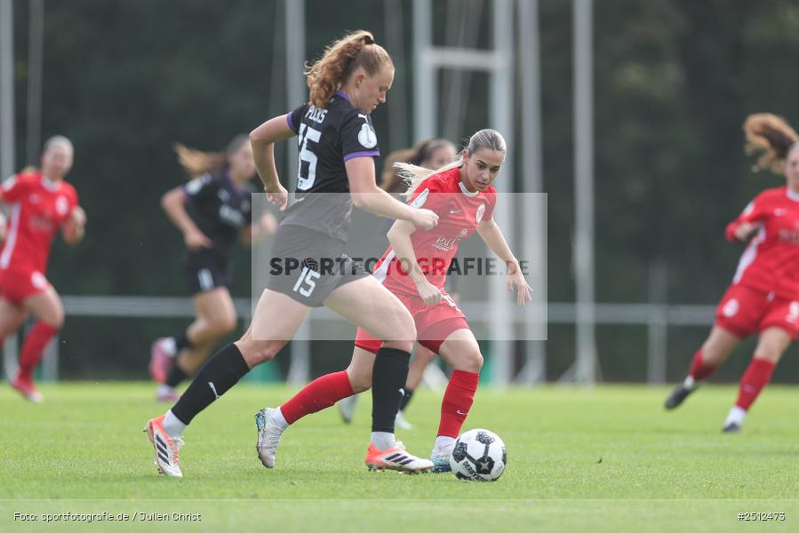 sport, action, SGS Essen, SGS, SANA Sportpark, Offenbach, OFC, Kickers Offenbach, Fussball, Frauen, DFB Pokal, DFB, 28.09.2025, 1. Runde - Bild-ID: 2512473