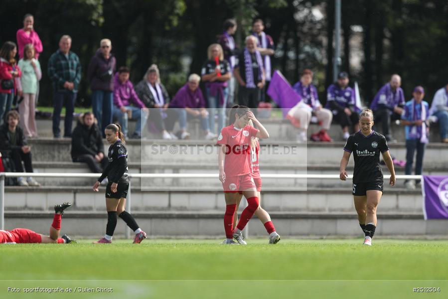 sport, action, SGS Essen, SGS, SANA Sportpark, Offenbach, OFC, Kickers Offenbach, Fussball, Frauen, DFB Pokal, DFB, 28.09.2025, 1. Runde - Bild-ID: 2512504