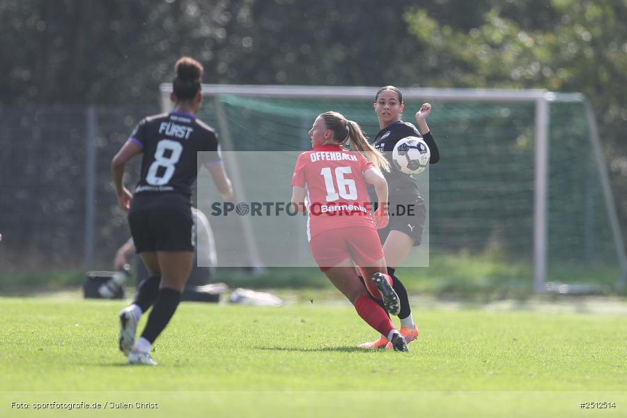 sport, action, SGS Essen, SGS, SANA Sportpark, Offenbach, OFC, Kickers Offenbach, Fussball, Frauen, DFB Pokal, DFB, 28.09.2025, 1. Runde - Bild-ID: 2512514