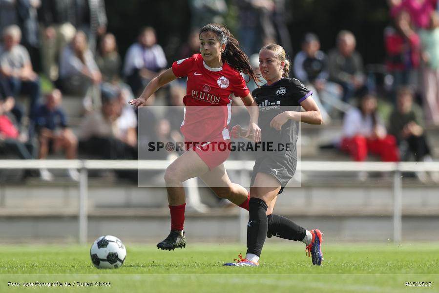 sport, action, SGS Essen, SGS, SANA Sportpark, Offenbach, OFC, Kickers Offenbach, Fussball, Frauen, DFB Pokal, DFB, 28.09.2025, 1. Runde - Bild-ID: 2512523