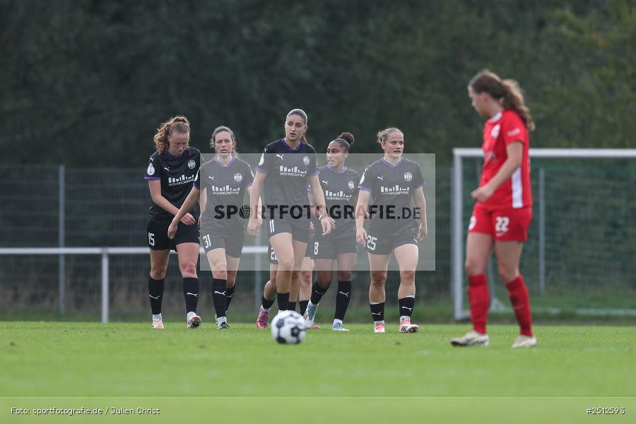 sport, action, SGS Essen, SGS, SANA Sportpark, Offenbach, OFC, Kickers Offenbach, Fussball, Frauen, DFB Pokal, DFB, 28.09.2025, 1. Runde - Bild-ID: 2512593
