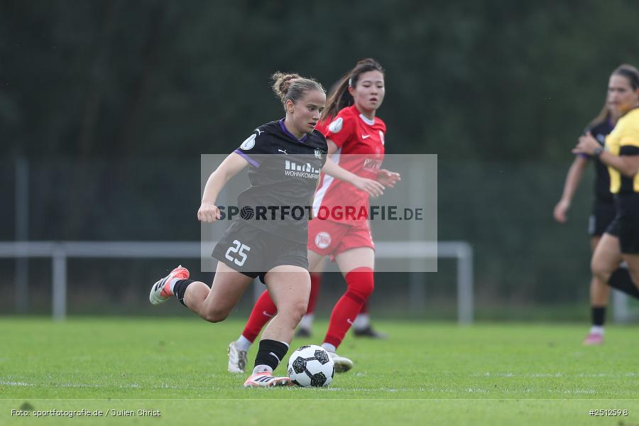 sport, action, SGS Essen, SGS, SANA Sportpark, Offenbach, OFC, Kickers Offenbach, Fussball, Frauen, DFB Pokal, DFB, 28.09.2025, 1. Runde - Bild-ID: 2512598