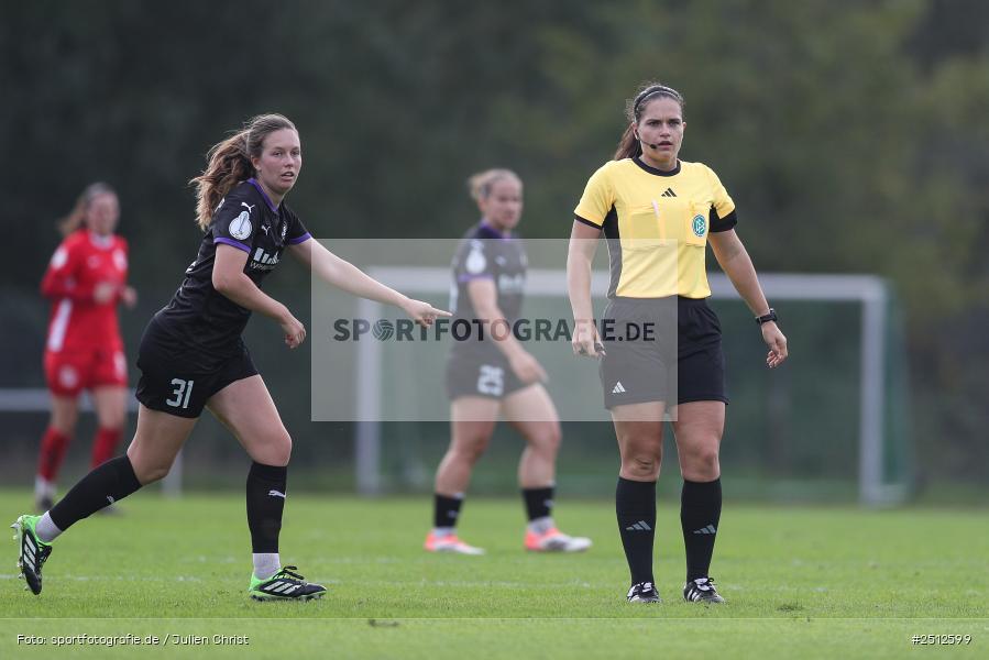 sport, action, SGS Essen, SGS, SANA Sportpark, Offenbach, OFC, Kickers Offenbach, Fussball, Frauen, DFB Pokal, DFB, 28.09.2025, 1. Runde - Bild-ID: 2512599