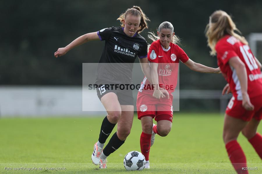 sport, action, SGS Essen, SGS, SANA Sportpark, Offenbach, OFC, Kickers Offenbach, Fussball, Frauen, DFB Pokal, DFB, 28.09.2025, 1. Runde - Bild-ID: 2512625