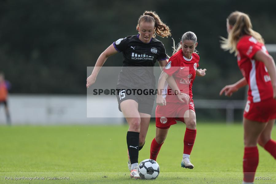 sport, action, SGS Essen, SGS, SANA Sportpark, Offenbach, OFC, Kickers Offenbach, Fussball, Frauen, DFB Pokal, DFB, 28.09.2025, 1. Runde - Bild-ID: 2512626