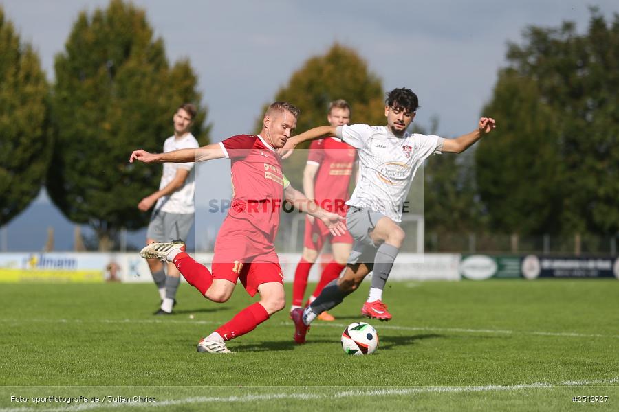 sport, action, TSV Pflaumheim, TSV, Sportgelände, SpVgg Hösbach-Bahnhof, SPG, Pflaumheim, Fussball, Bezirksliga Unterfranken West, BFV, 28.09.2025, 11. Spieltag - Bild-ID: 2512927