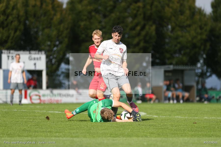 sport, action, TSV Pflaumheim, TSV, Sportgelände, SpVgg Hösbach-Bahnhof, SPG, Pflaumheim, Fussball, Bezirksliga Unterfranken West, BFV, 28.09.2025, 11. Spieltag - Bild-ID: 2512930
