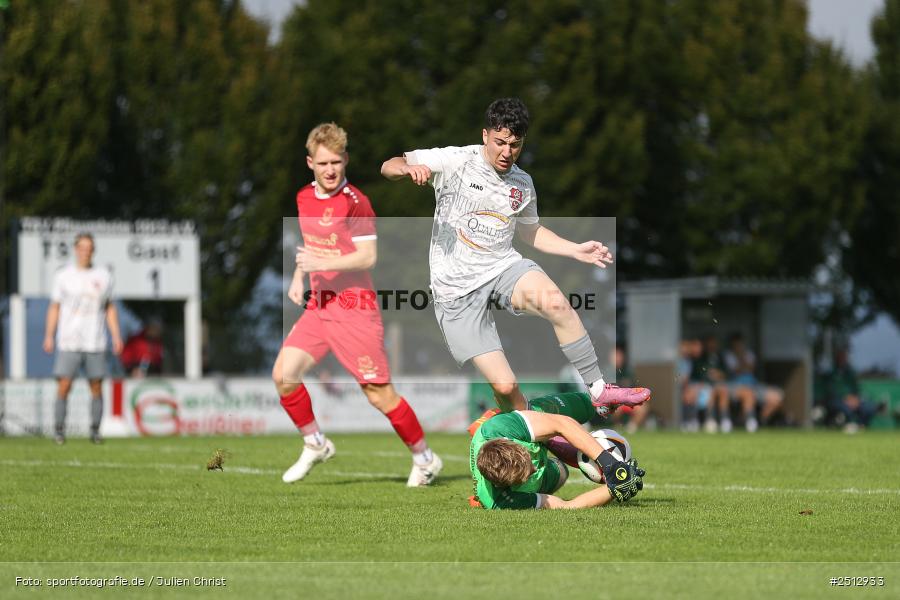 sport, action, TSV Pflaumheim, TSV, Sportgelände, SpVgg Hösbach-Bahnhof, SPG, Pflaumheim, Fussball, Bezirksliga Unterfranken West, BFV, 28.09.2025, 11. Spieltag - Bild-ID: 2512933