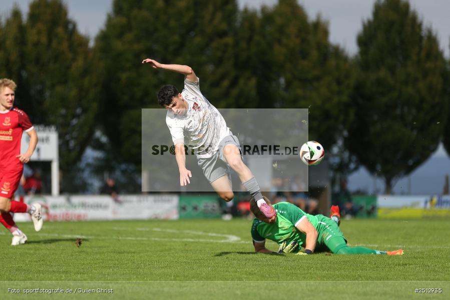 sport, action, TSV Pflaumheim, TSV, Sportgelände, SpVgg Hösbach-Bahnhof, SPG, Pflaumheim, Fussball, Bezirksliga Unterfranken West, BFV, 28.09.2025, 11. Spieltag - Bild-ID: 2512935