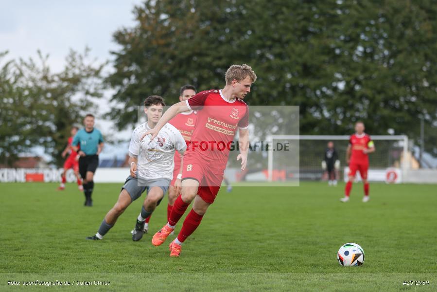 sport, action, TSV Pflaumheim, TSV, Sportgelände, SpVgg Hösbach-Bahnhof, SPG, Pflaumheim, Fussball, Bezirksliga Unterfranken West, BFV, 28.09.2025, 11. Spieltag - Bild-ID: 2512939