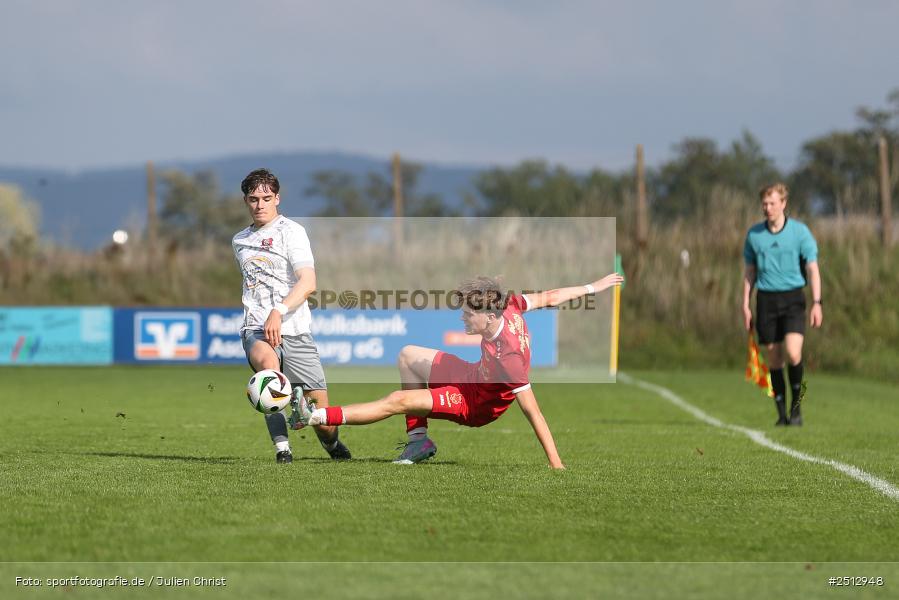 sport, action, TSV Pflaumheim, TSV, Sportgelände, SpVgg Hösbach-Bahnhof, SPG, Pflaumheim, Fussball, Bezirksliga Unterfranken West, BFV, 28.09.2025, 11. Spieltag - Bild-ID: 2512948