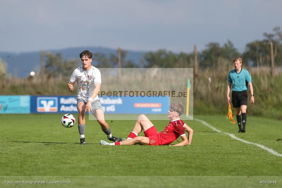 sport, action, TSV Pflaumheim, TSV, Sportgelände, SpVgg Hösbach-Bahnhof, SPG, Pflaumheim, Fussball, Bezirksliga Unterfranken West, BFV, 28.09.2025, 11. Spieltag - Bild-ID: 2512949