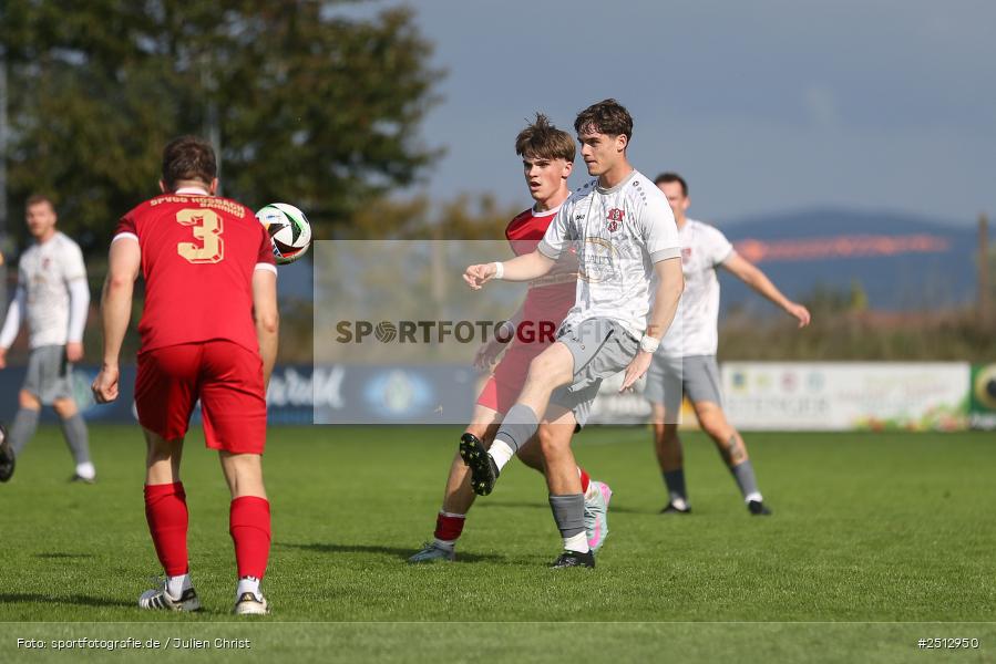 sport, action, TSV Pflaumheim, TSV, Sportgelände, SpVgg Hösbach-Bahnhof, SPG, Pflaumheim, Fussball, Bezirksliga Unterfranken West, BFV, 28.09.2025, 11. Spieltag - Bild-ID: 2512950