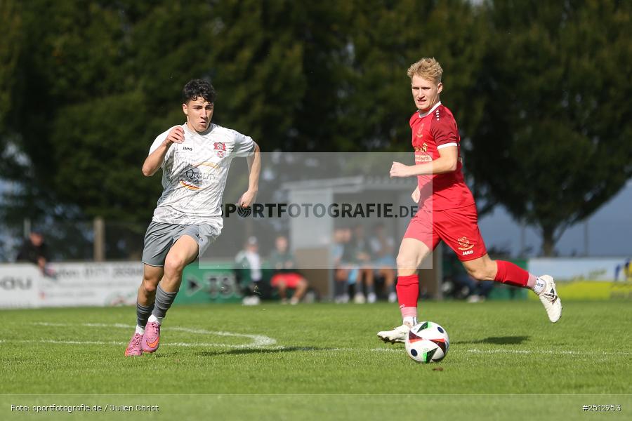 sport, action, TSV Pflaumheim, TSV, Sportgelände, SpVgg Hösbach-Bahnhof, SPG, Pflaumheim, Fussball, Bezirksliga Unterfranken West, BFV, 28.09.2025, 11. Spieltag - Bild-ID: 2512953