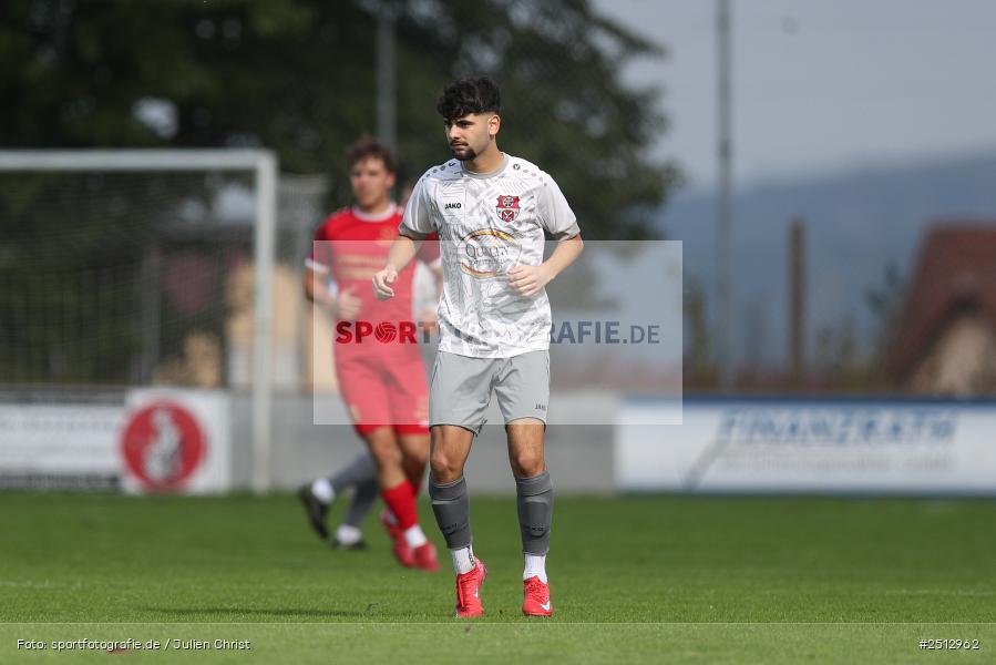 sport, action, TSV Pflaumheim, TSV, Sportgelände, SpVgg Hösbach-Bahnhof, SPG, Pflaumheim, Fussball, Bezirksliga Unterfranken West, BFV, 28.09.2025, 11. Spieltag - Bild-ID: 2512962