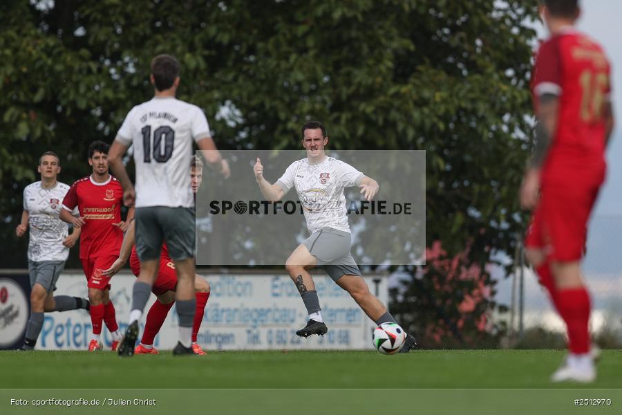 sport, action, TSV Pflaumheim, TSV, Sportgelände, SpVgg Hösbach-Bahnhof, SPG, Pflaumheim, Fussball, Bezirksliga Unterfranken West, BFV, 28.09.2025, 11. Spieltag - Bild-ID: 2512970