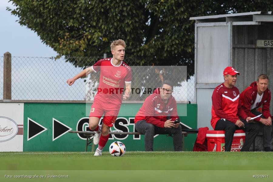 sport, action, TSV Pflaumheim, TSV, Sportgelände, SpVgg Hösbach-Bahnhof, SPG, Pflaumheim, Fussball, Bezirksliga Unterfranken West, BFV, 28.09.2025, 11. Spieltag - Bild-ID: 2512971