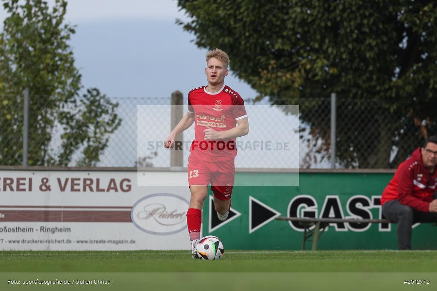 sport, action, TSV Pflaumheim, TSV, Sportgelände, SpVgg Hösbach-Bahnhof, SPG, Pflaumheim, Fussball, Bezirksliga Unterfranken West, BFV, 28.09.2025, 11. Spieltag - Bild-ID: 2512972