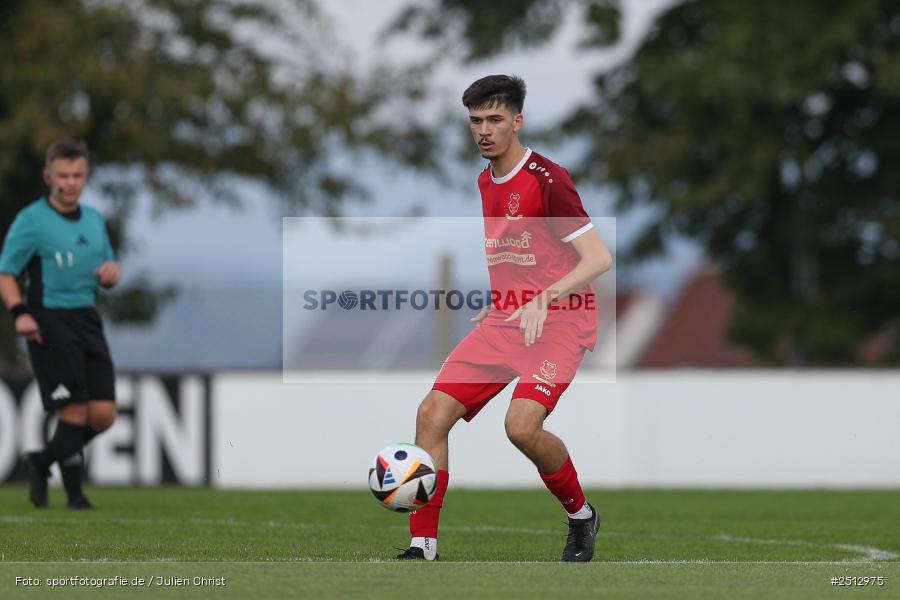 sport, action, TSV Pflaumheim, TSV, Sportgelände, SpVgg Hösbach-Bahnhof, SPG, Pflaumheim, Fussball, Bezirksliga Unterfranken West, BFV, 28.09.2025, 11. Spieltag - Bild-ID: 2512975