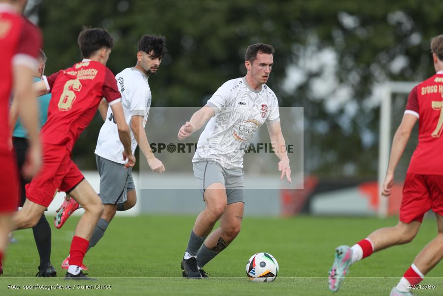 sport, action, TSV Pflaumheim, TSV, Sportgelände, SpVgg Hösbach-Bahnhof, SPG, Pflaumheim, Fussball, Bezirksliga Unterfranken West, BFV, 28.09.2025, 11. Spieltag - Bild-ID: 2512986