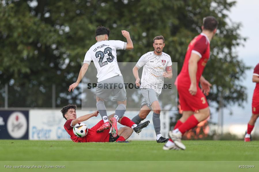 sport, action, TSV Pflaumheim, TSV, Sportgelände, SpVgg Hösbach-Bahnhof, SPG, Pflaumheim, Fussball, Bezirksliga Unterfranken West, BFV, 28.09.2025, 11. Spieltag - Bild-ID: 2512999