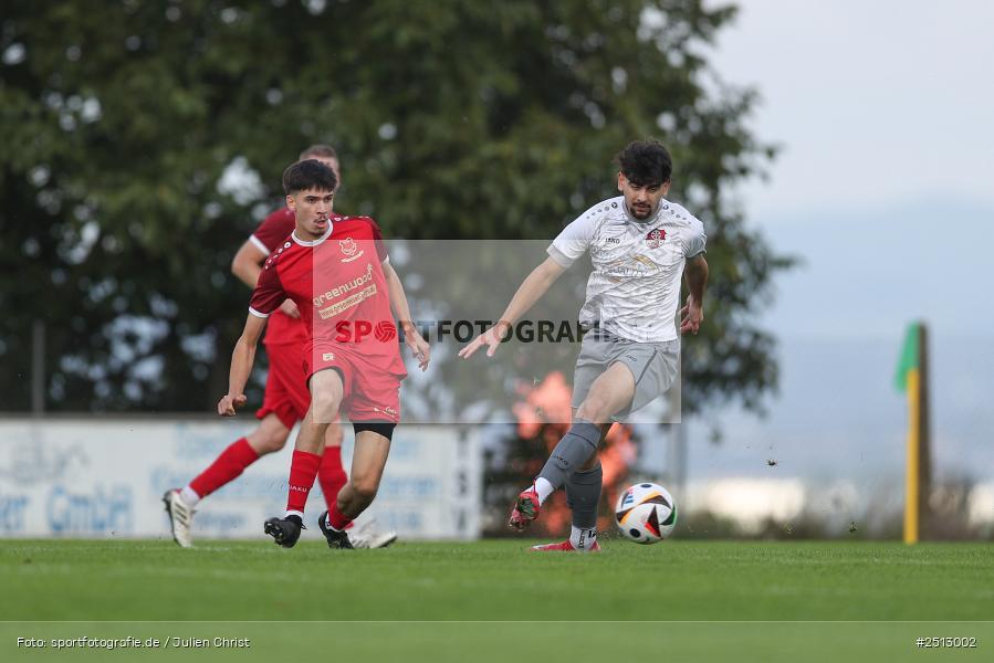 sport, action, TSV Pflaumheim, TSV, Sportgelände, SpVgg Hösbach-Bahnhof, SPG, Pflaumheim, Fussball, Bezirksliga Unterfranken West, BFV, 28.09.2025, 11. Spieltag - Bild-ID: 2513002