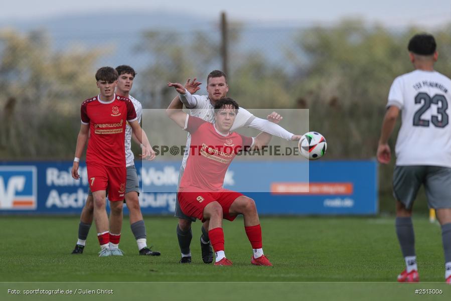 sport, action, TSV Pflaumheim, TSV, Sportgelände, SpVgg Hösbach-Bahnhof, SPG, Pflaumheim, Fussball, Bezirksliga Unterfranken West, BFV, 28.09.2025, 11. Spieltag - Bild-ID: 2513006