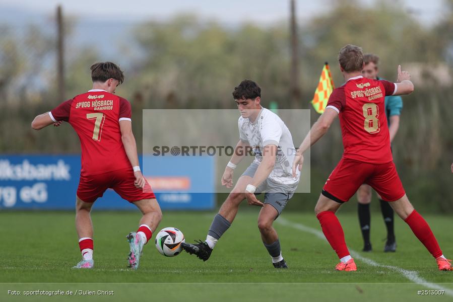 sport, action, TSV Pflaumheim, TSV, Sportgelände, SpVgg Hösbach-Bahnhof, SPG, Pflaumheim, Fussball, Bezirksliga Unterfranken West, BFV, 28.09.2025, 11. Spieltag - Bild-ID: 2513007
