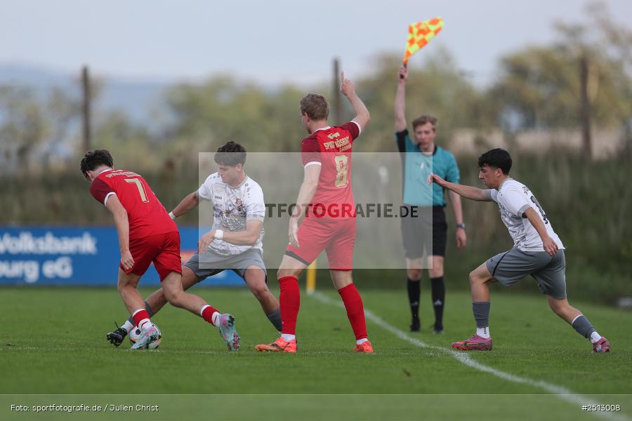 sport, action, TSV Pflaumheim, TSV, Sportgelände, SpVgg Hösbach-Bahnhof, SPG, Pflaumheim, Fussball, Bezirksliga Unterfranken West, BFV, 28.09.2025, 11. Spieltag - Bild-ID: 2513008