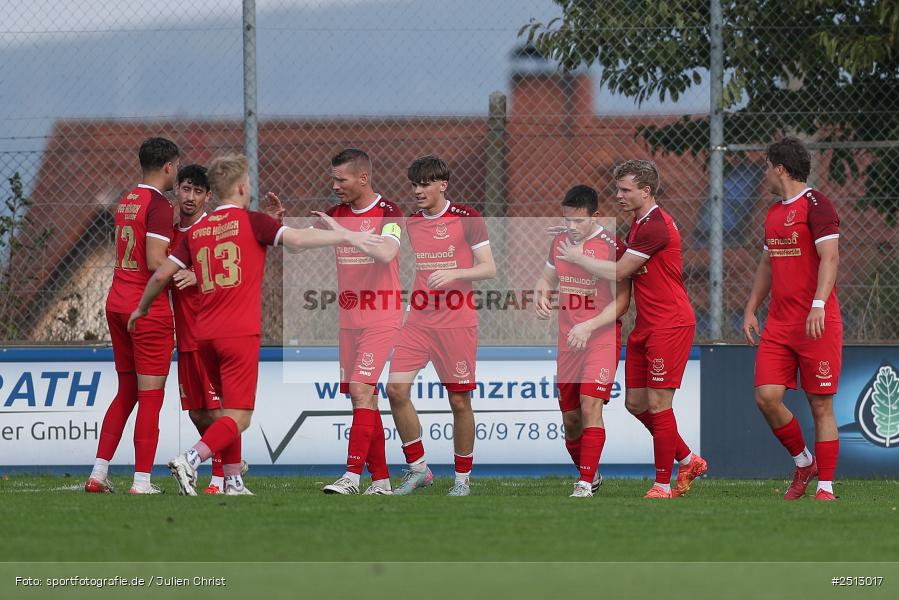 sport, action, TSV Pflaumheim, TSV, Sportgelände, SpVgg Hösbach-Bahnhof, SPG, Pflaumheim, Fussball, Bezirksliga Unterfranken West, BFV, 28.09.2025, 11. Spieltag - Bild-ID: 2513017