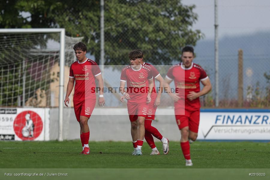 sport, action, TSV Pflaumheim, TSV, Sportgelände, SpVgg Hösbach-Bahnhof, SPG, Pflaumheim, Fussball, Bezirksliga Unterfranken West, BFV, 28.09.2025, 11. Spieltag - Bild-ID: 2513020